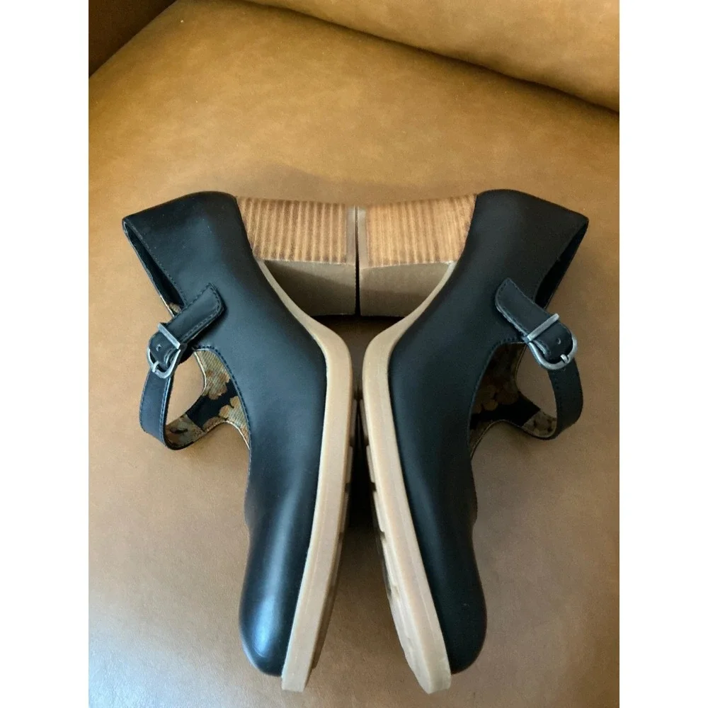 b.o.c. Blaire Mary Jane Heels Womens 9.5 Black Block Heel